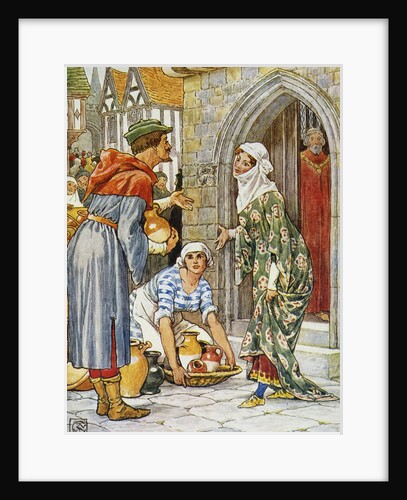 Robin Hood as the Potter Book Illustration by Walter Crane