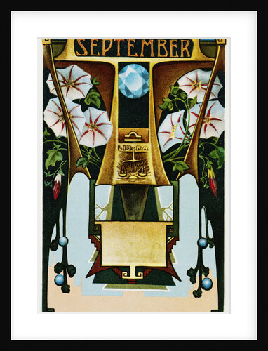 September - Libra Postcard by Aenz