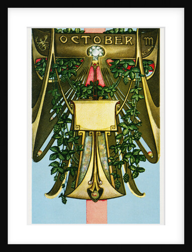 October - Scorpio Postcard by Aenz