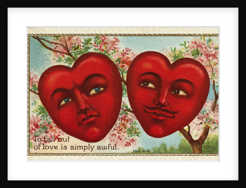 To Fall Out of Love Is Simply Awful Postcard by Anonymous