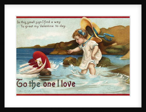 To the One I Love Postcard by Ellen H. Clapsaddle