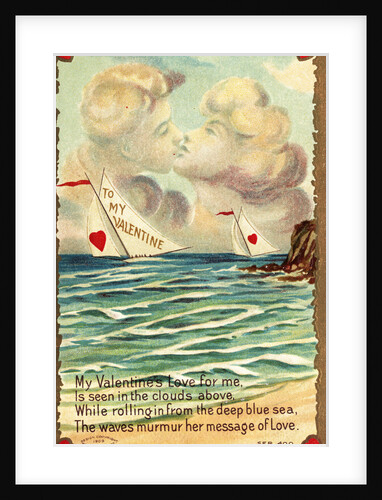 My Valentine's Love for Me Postcard by Anonymous