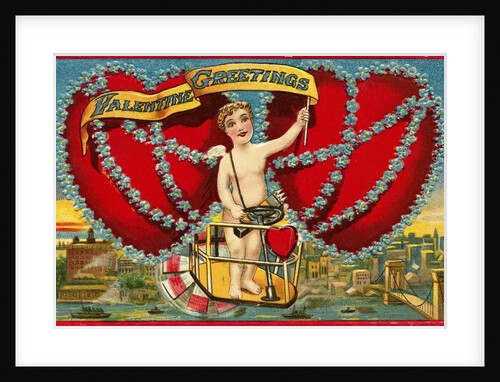 Valentine Greetings Postcard by Anonymous