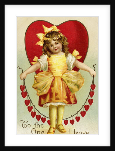 To the One I Love Postcard by Anonymous