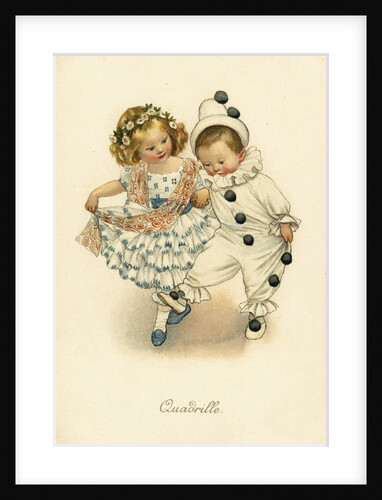 Quadrille Postcard by Anonymous