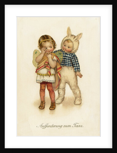 Aufforderung zum Tanz Postcard by Anonymous