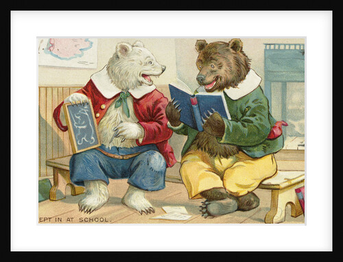 Kept in at School Postcard by Anonymous