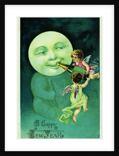 A Happy New Year Postcard by Anonymous