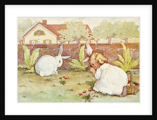 Easter Postcard from Playful Bunnies Series by Anonymous