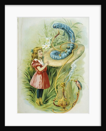 Book Illustration of Alice and the Caterpillar by Anonymous