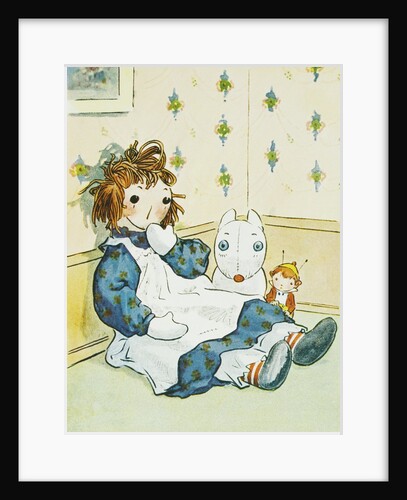 Book Illustration of a Raggedy Ann Doll by Johnny Gruelle