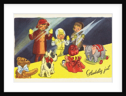 Gloedelig Jul Postcard by Anonymous