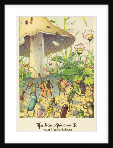 Herzlichen Gluckwunsch zum Geburtstage Postcard by Anonymous