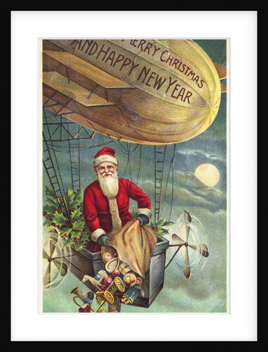 Merry Christmas and Happy New Year Postcard by Anonymous