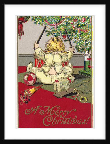 A Merry Christmas! Postcard by Anonymous