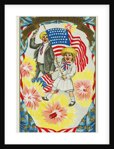 Hurrah! The Glorious 4th of July! Hurrah! Postcard by Anonymous