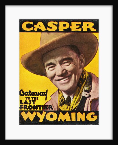 Casper Wyoming Luggage Label by Anonymous