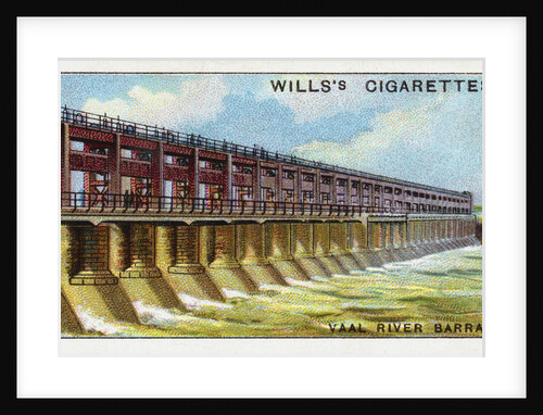 Vaal River Barrage Wills's Cigarette Trade Card by Anonymous