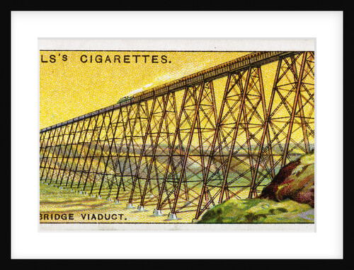 Lethbridge Viaduct Wills's Cigarette Trade Card by Anonymous