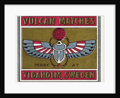 Vulcan Matches Matchbox Labels by Anonymous
