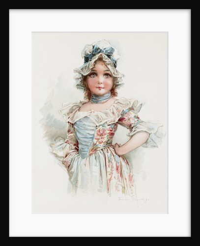 Girl in Blue Dress by Frances Brundage