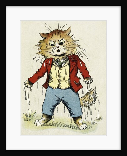 Poor Dad! Illustration by Louis William Wain