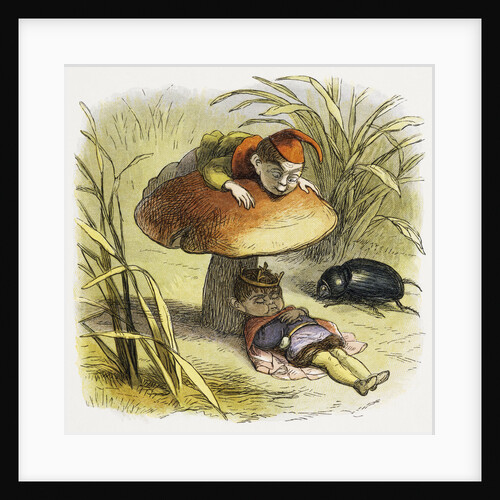 The Elf-King Asleep Illustration by Richard Doyle