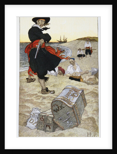 Buried Treasure Illustration by Howard Pyle