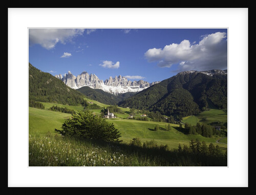 St. Maddalena Church in Val di Funes by Anonymous