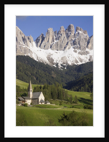 St. Maddalena Church in Val di Funes by Anonymous