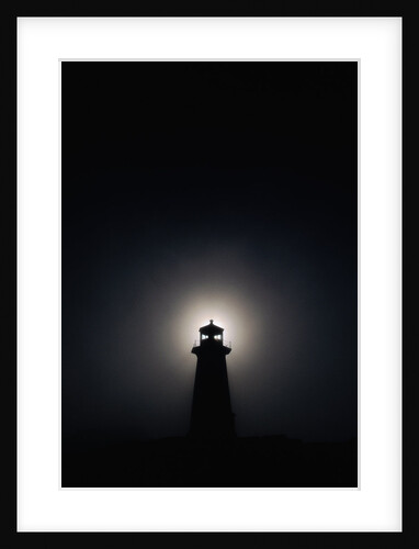 Lighthouse at Night in Peggy's Cove by Anonymous