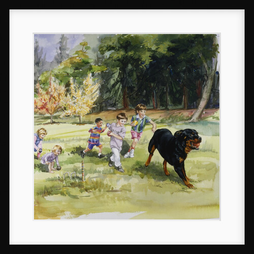 Carl Getting Chased from Follow Carl! by Alexandra Day