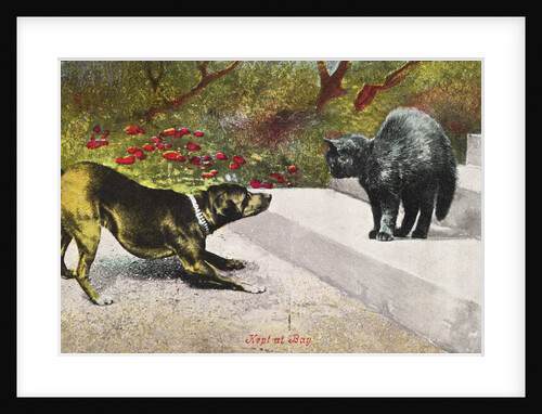 Kept at Bay Color Print Postcard by Anonymous