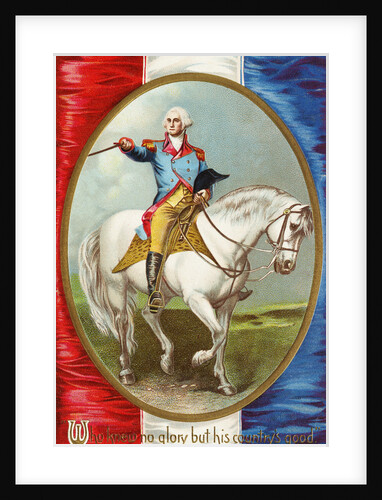 Who Knew No Glory but His Country's Good Postcard by Anonymous