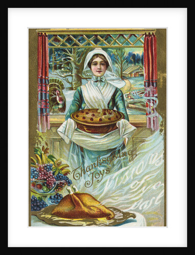 Thanksgiving Joy Postcard by Anonymous