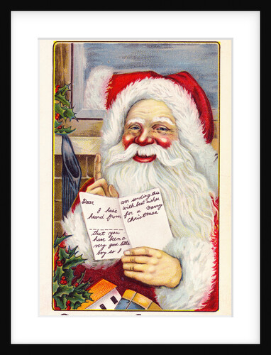 Christmas Greetings Postcard by Anonymous