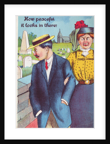 How Peaceful it Looks in There! Postcard by Anonymous