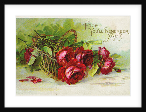 I Hope You'll Remember Me Postcard by Anonymous