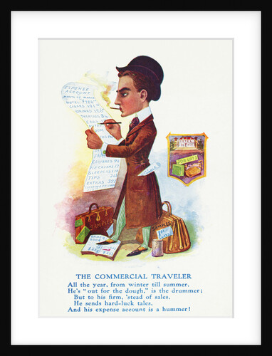 The Commercial Traveler Postcard by R. Hill