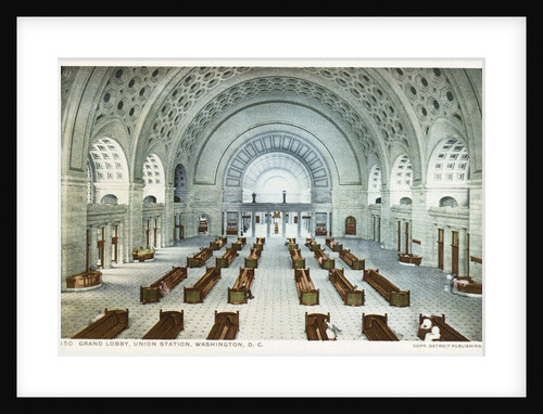 Grand Lobby, Union Station, Washington, D.C. Postcard by Anonymous