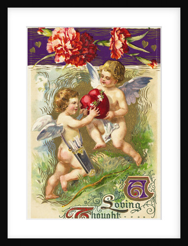 A Loving Thought Postcard by John Winsch