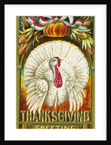 Thanksgiving Greeting Postcard by Anonymous