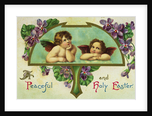 A Peaceful and Holy Easter Postcard by Anonymous