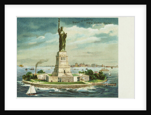 Statue of Liberty, New York Harbor Postcard by Anonymous
