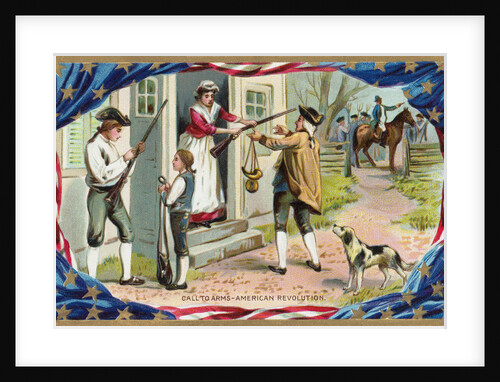 Call to Arms-American Revolution Postcard by Anonymous