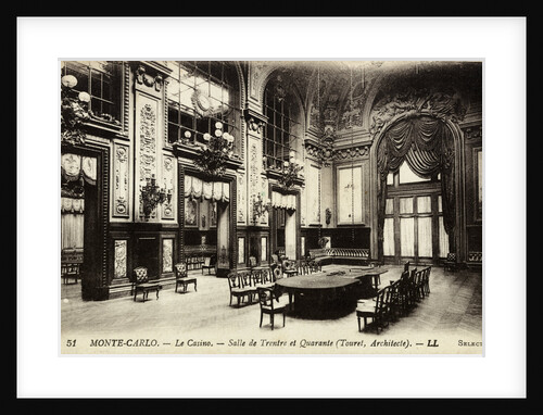 Monte-Carlo - Le Casino Postcard by Anonymous