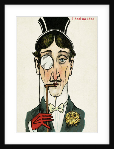 I Had No Idea Postcard by Anonymous