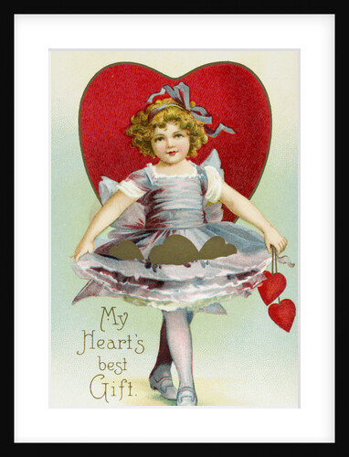 My Heart's Best Gift Valentine Postcard by Anonymous