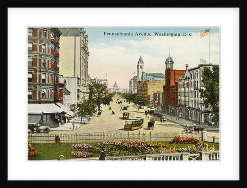 Pennsylvania Avenue, Washington, D.C. Postcard by Anonymous