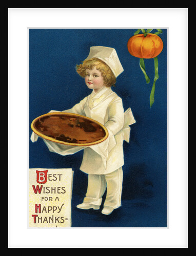 Best Wishes for a Happy Thanksgiving Postcard by Anonymous